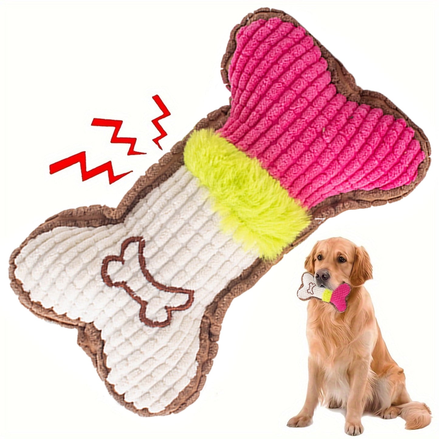 Indestructible Dog Toy Dog Toys For Aggressive Chewers Indestructible Dog Toys, Chewable Bones For Cats Dogs Self-Entertainment Boredom Relief