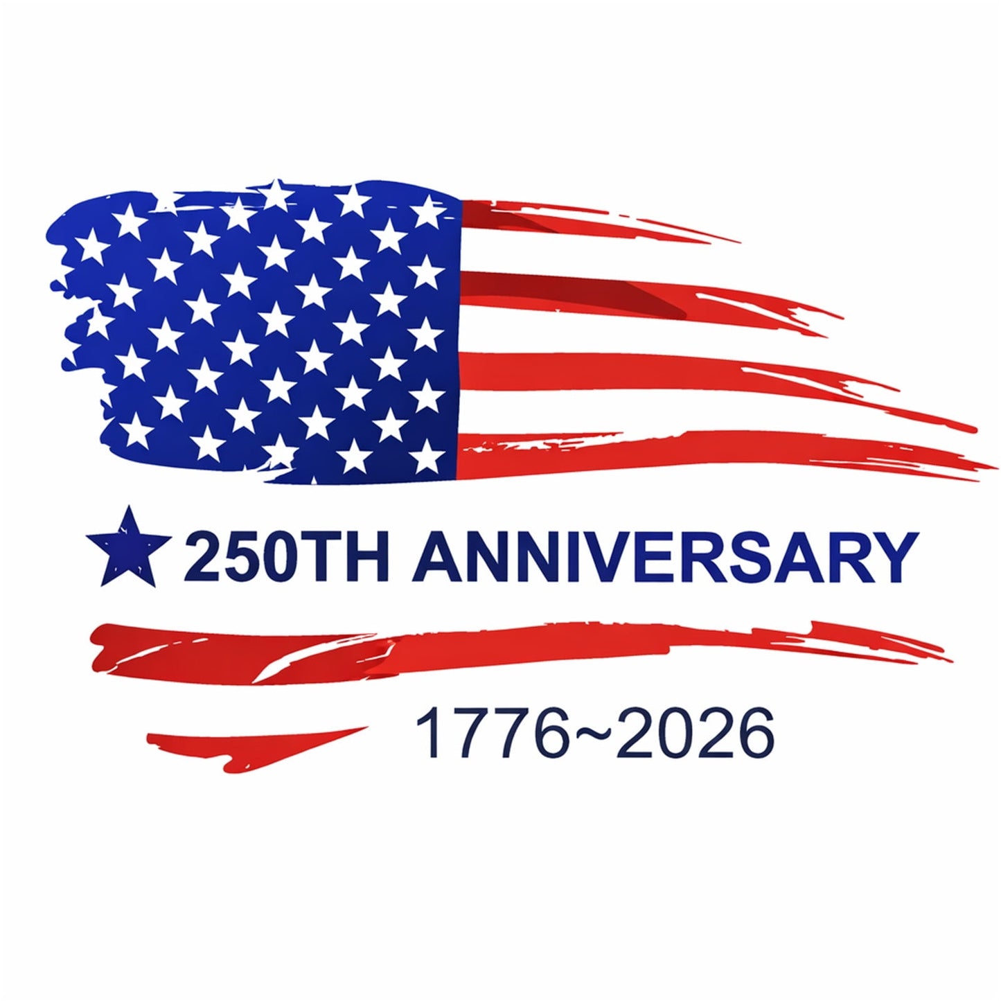 250th Anniversary USA America 250 Patriotic Stickers, USA Independence Vinyl Decal for Car Windows Bumpers, Patriotic Vehicle Merchandise