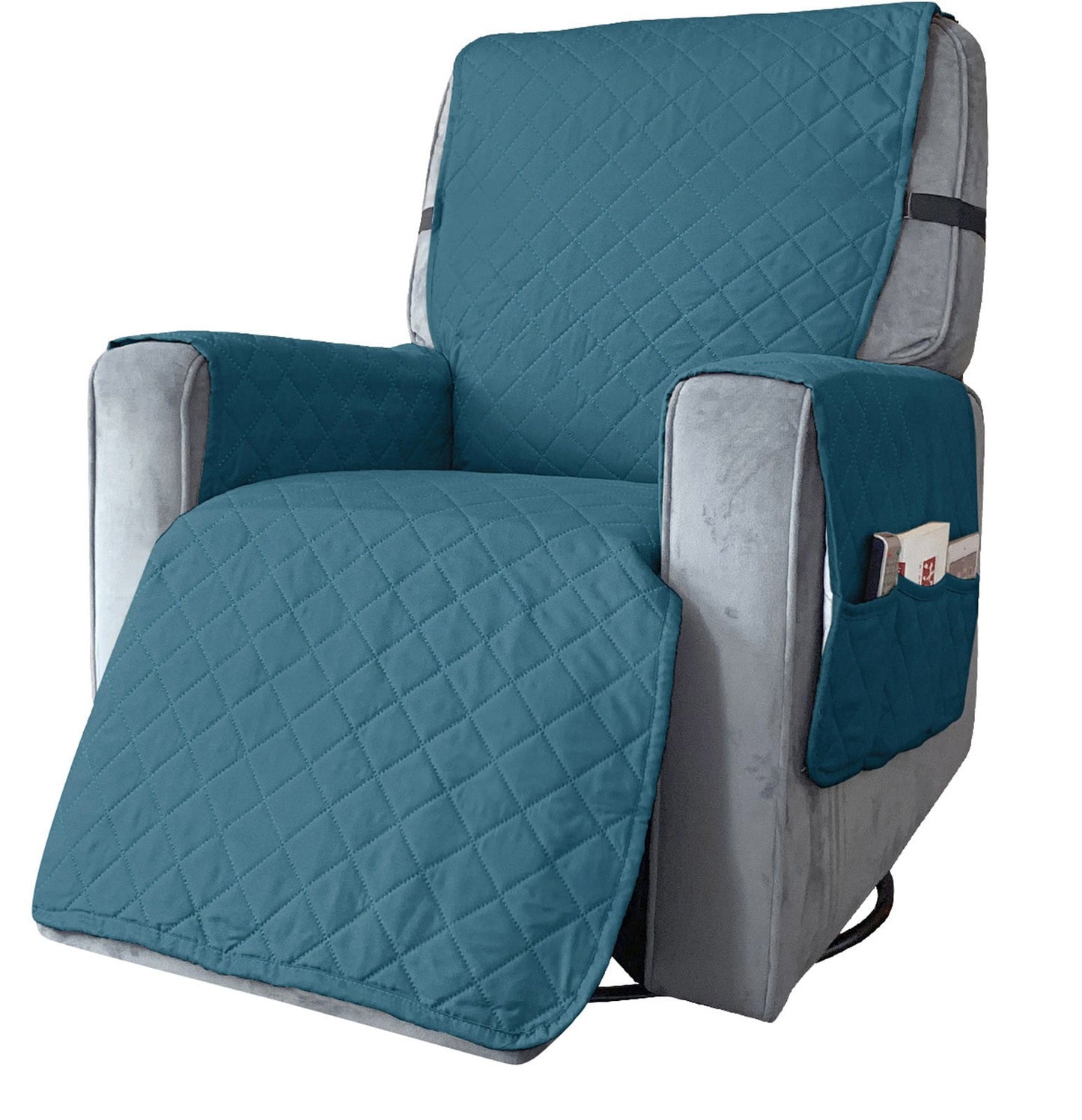 Pet Sofa Cushion Sofa Cushion,Chair Covers,Recliner Chair Covers,Waterproof Recliner Chair Cover,Recliner Cover,Non Slip Covers for Recliner Chair(Dark Blue L 28in)