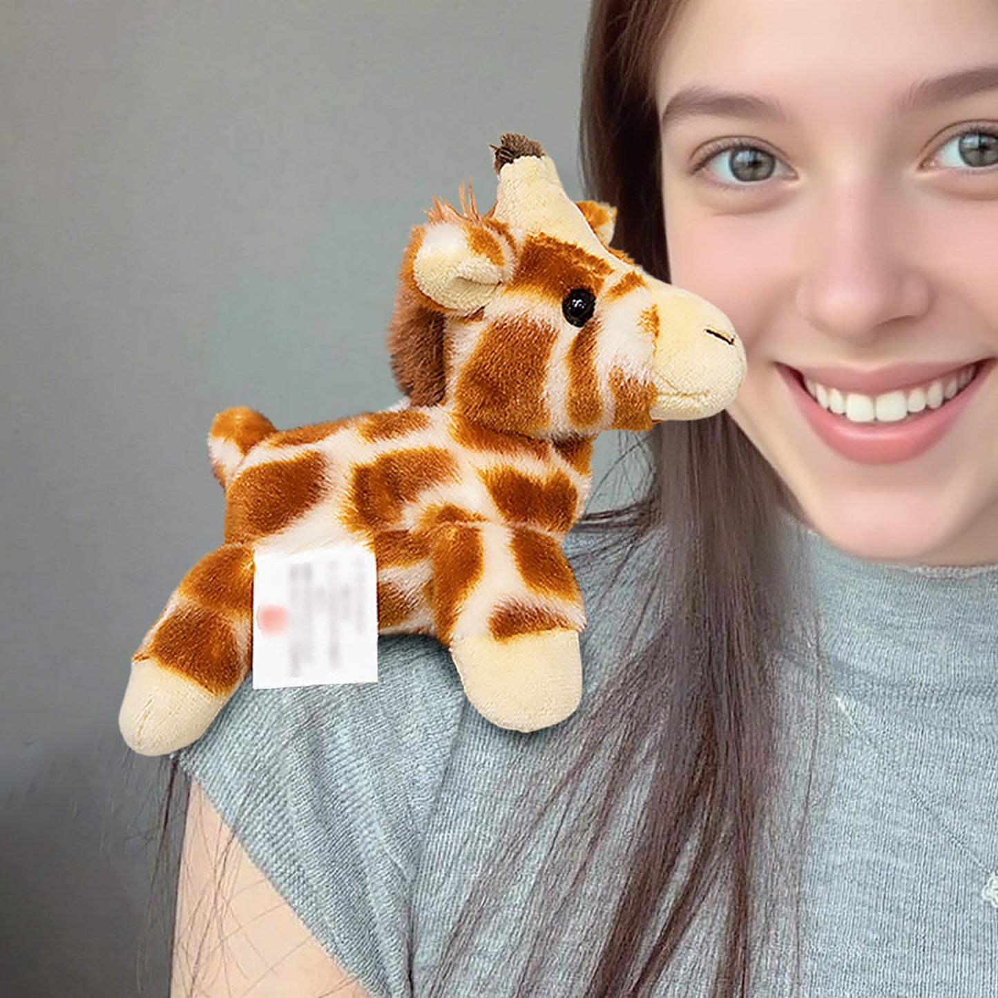 Shoulder Pet,Shoulderkins,Pascal Shoulder Plush,4.7Inch Magnetic Shoulder Plushs Cute Stuffed Animals Doll,Christmas Gifts For Grandkids,Costume Accessories Shoulder Pals Kids Gifts(Giraffe)