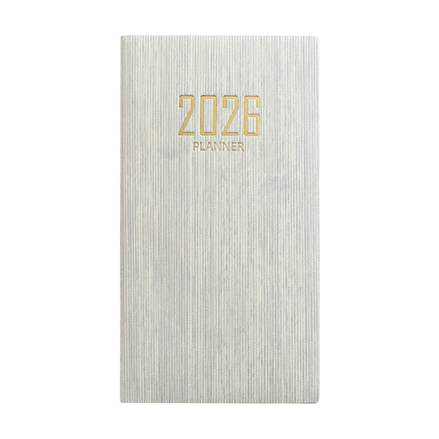 2026 Daily Planner, Mini Pocket Planner Calendar, A6 Size Calendar (3.8" x 6.8"), Small Weekly and Monthly Planner, 12 Months Hourly Appointment Book with Hardcover, Monthly Tabs, Pocket, Pen Holder