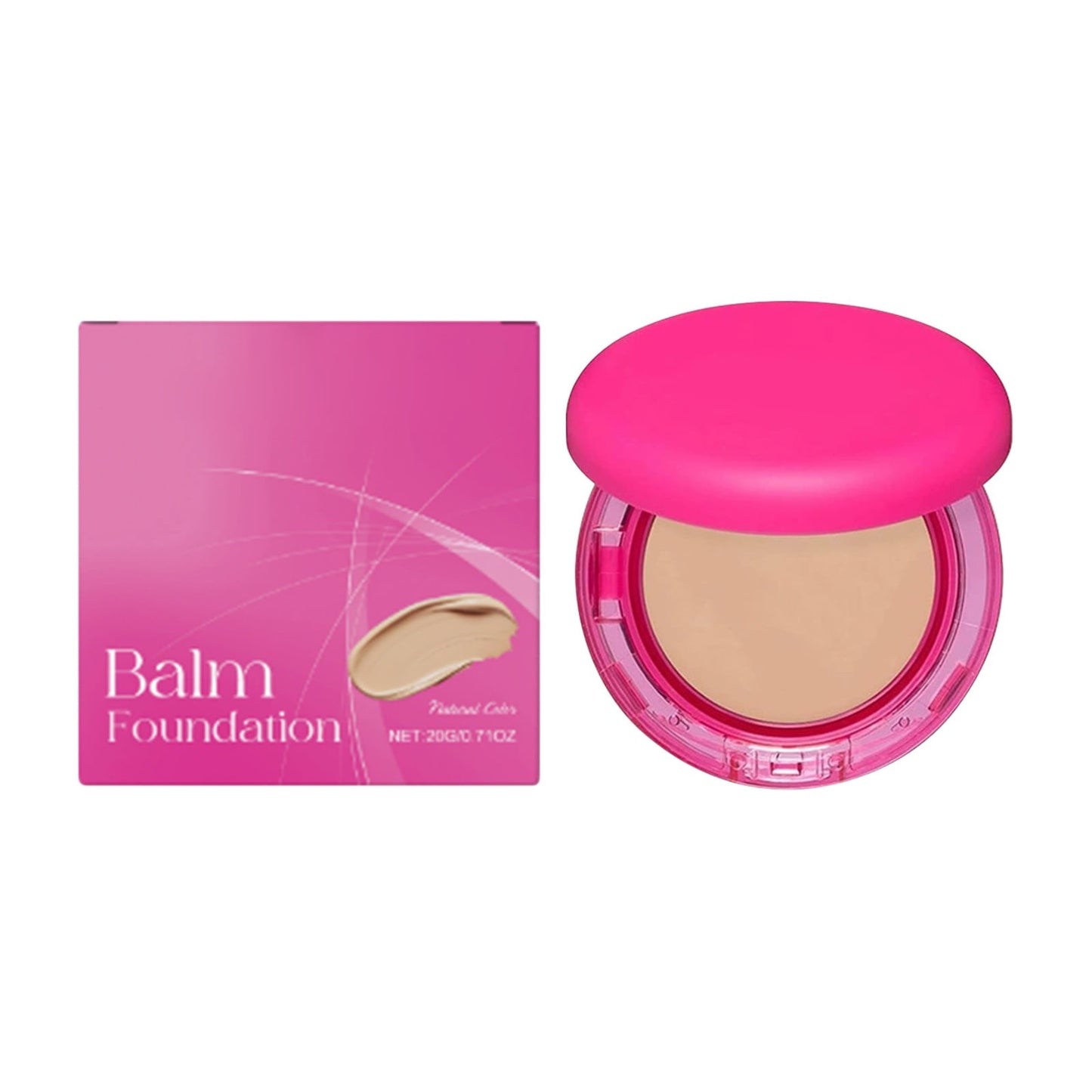 Peptide Bounce Balm Foundation, Peptide Bounce Foundation ¨C Hydrating, Age-Defying Makeup for Mature Skin, Natural, Medium Buildable Coverage, Blur Fine Lines, Smooths Texture