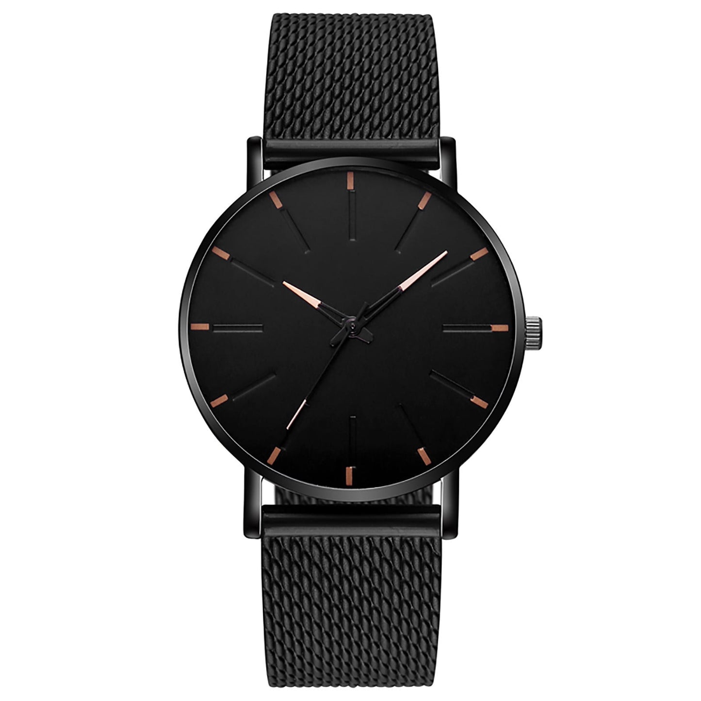 Watches for Men On Sale ,Men Watches On Sale ,Men'S Mesh Strap-Thin Quartz Watch,Watches for Men Ultra Thin Large Face Fashion Casual Watch,Quartz Mens Watch(Black Brown)