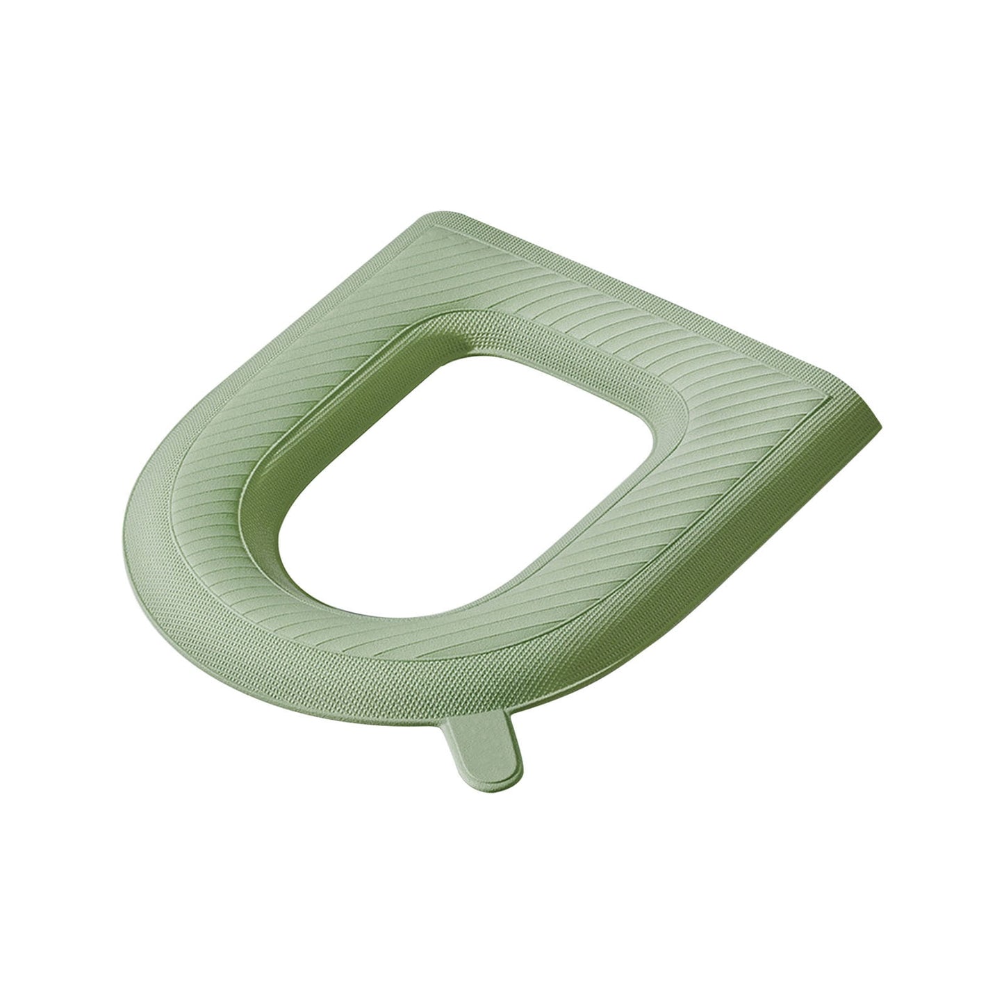 Padded Toilet Seat Round,High Foam EVA Toilet Seat Cushion For Household Use Washable And Wipe Able Toilet Seat Ring Universal,Thicker Bathroom Toilet Seat Cover Pads(Green 17*15in)