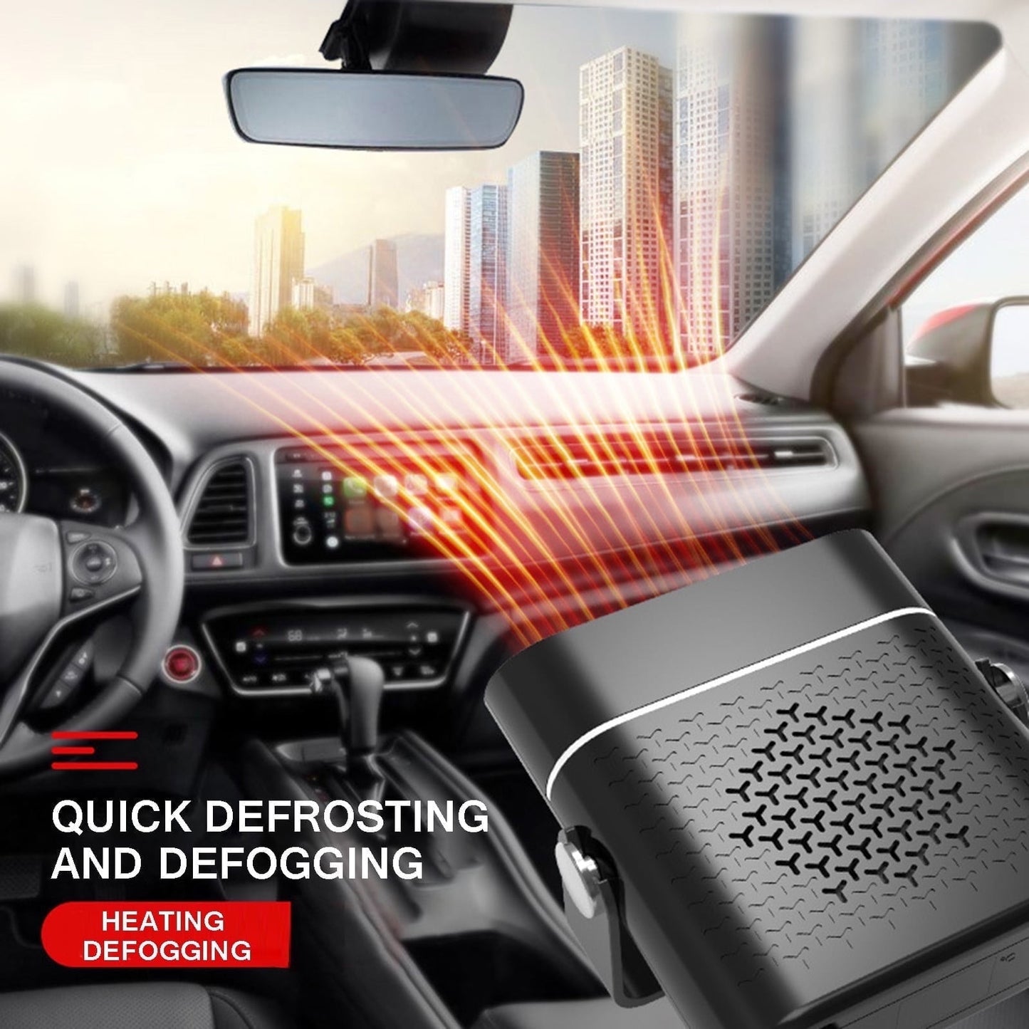 SShop Portable Car Heaters 12v/24v, Car Heaters Cig Lighter Heat Whole Car, For Car Heaters for Vehicle and Windshield Defroster