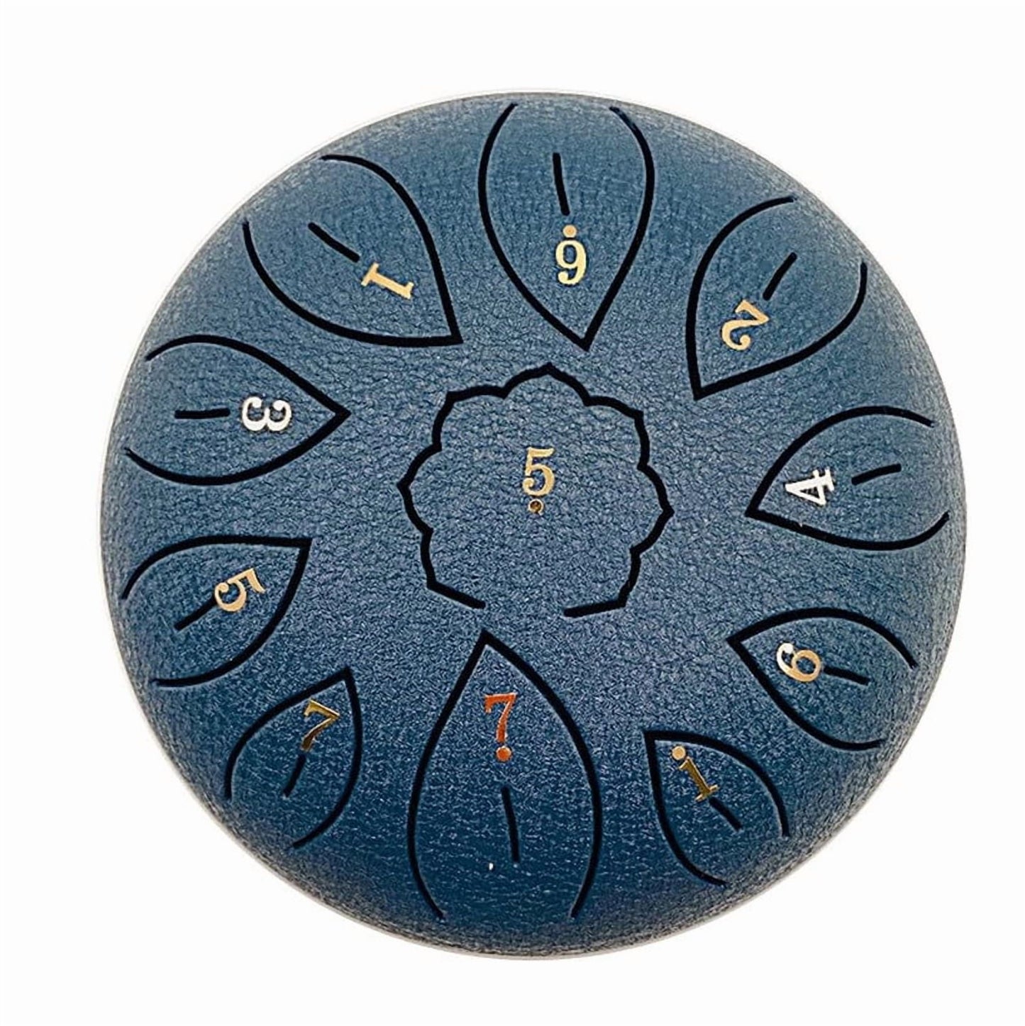 Panda Drum,Balmy Drum,Steel Drum,Rain Drum,6 Inch Steel Tongue Drum 6 Notes G Tone Hand Pan Drum With Carry Bag,Healing Drum With Carry Bag,Music Book,Mallets,Finger Picks,Stickers.(Blue)