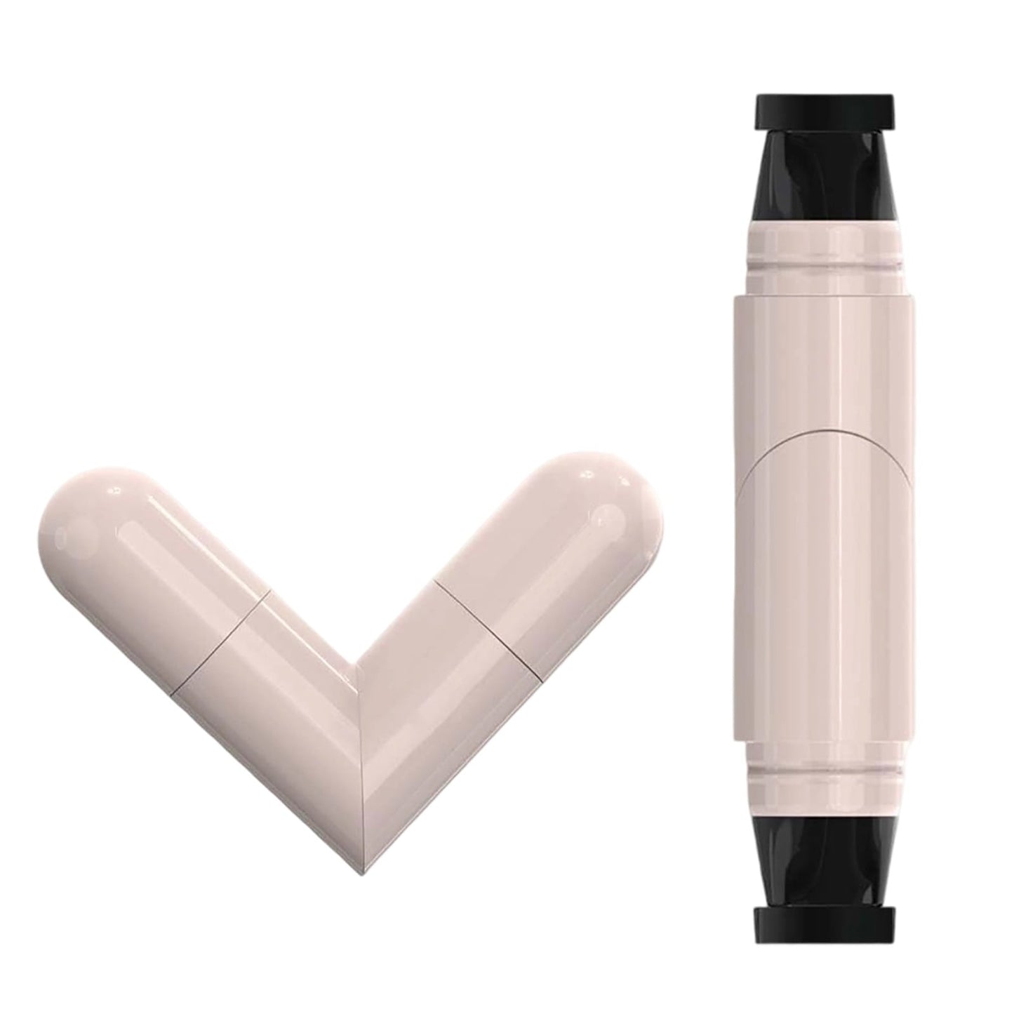 Eyeliner Pen, Dual-Ended Eyeliner, All-in-One Foldable Eyeliner Pen, Waterproof and Smudge-Proof Eyeliner Pen, Beginner-Friendly Eyeliner Pen, Suitable for All Eye Shapes
