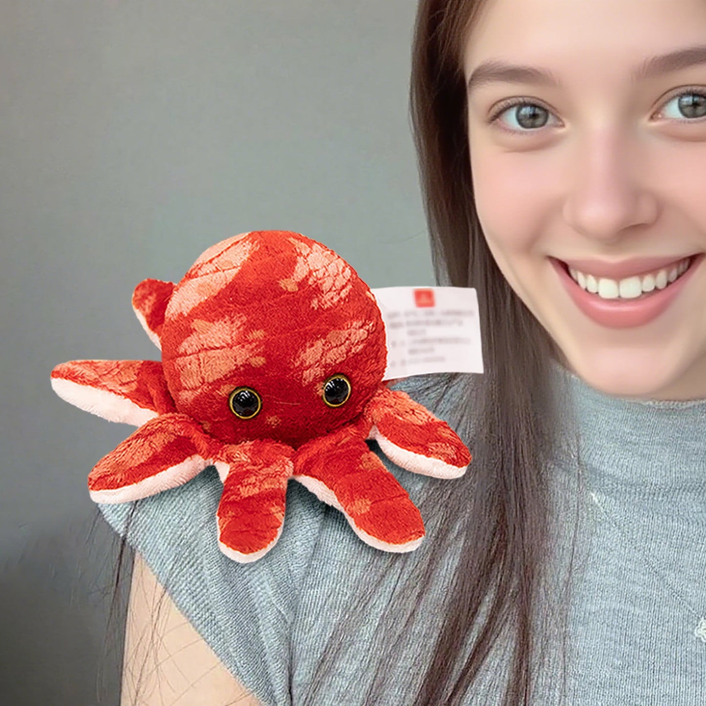 Shoulder Pet,Shoulderkins,Pascal Shoulder Plush,4.7Inch Magnetic Shoulder Plushs Cute Stuffed Animals Doll,Christmas Gifts For Grandkids,Costume Accessories Shoulder Pals Kids Gifts(Octopus)