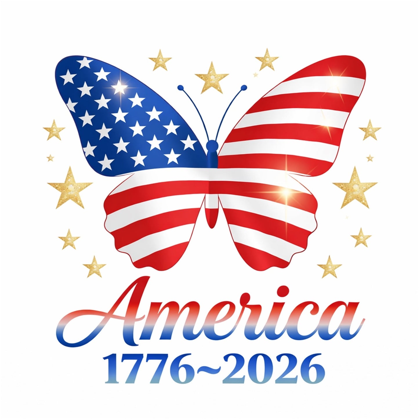 250th Anniversary USA America 250 Patriotic Stickers, USA Independence Vinyl Decal for Car Windows Bumpers, Patriotic Vehicle Merchandise