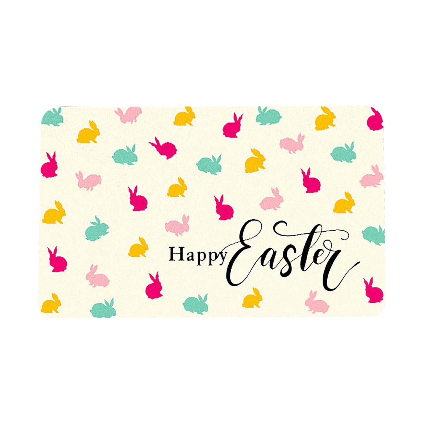 Easter Decor The Carpet Is Decorated With Easter Bunny Eggs From Katon