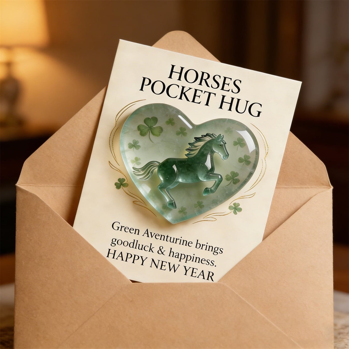 Mens Valentines Day Gifts Pocket Year Of Horse Pa Card Healing Pocket Card