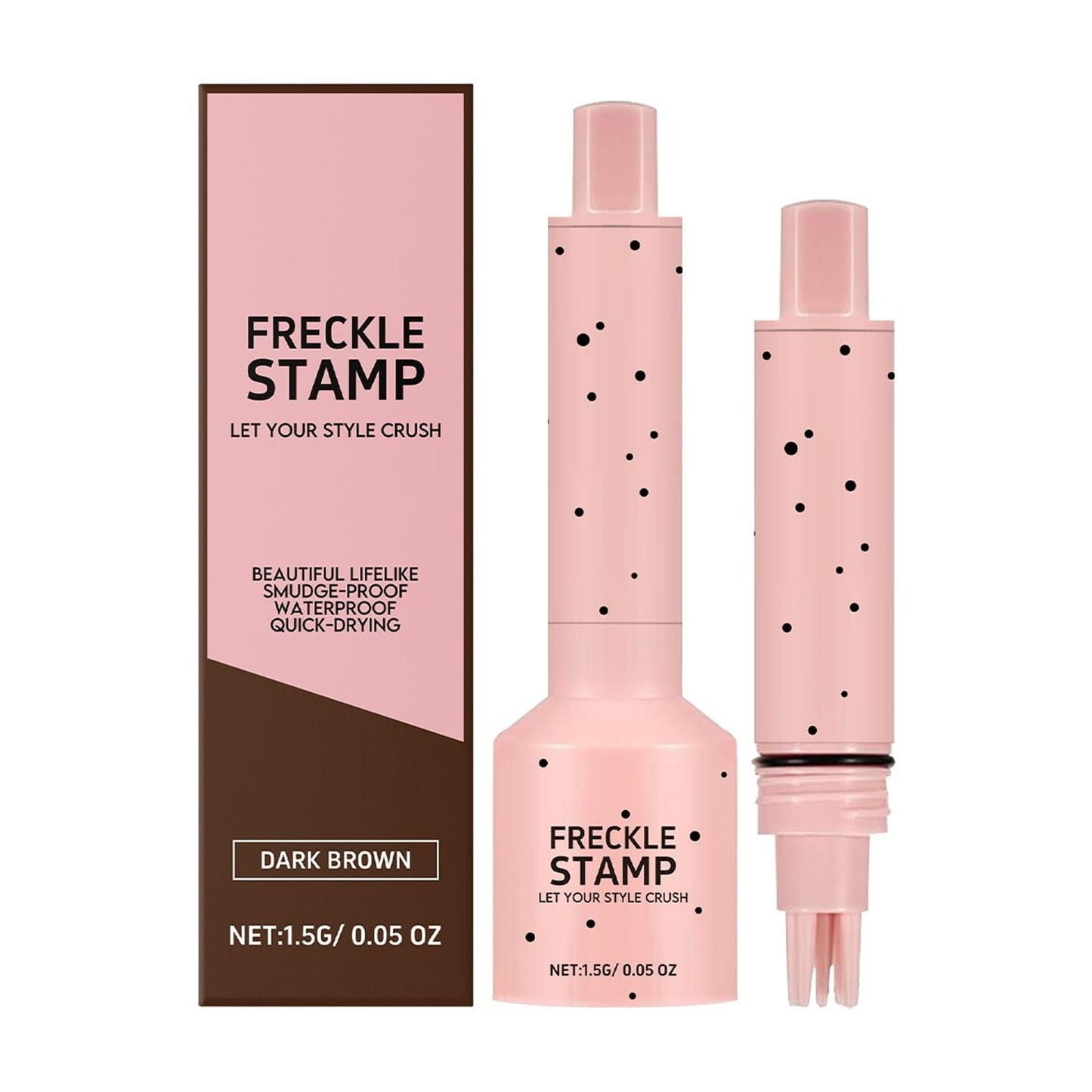 Faux Freckle Pen Makeup Waterproof, Faux Freckle Stamp, Long-Lasting & Quick Dry, Create a Natural Sunkissed Makeup