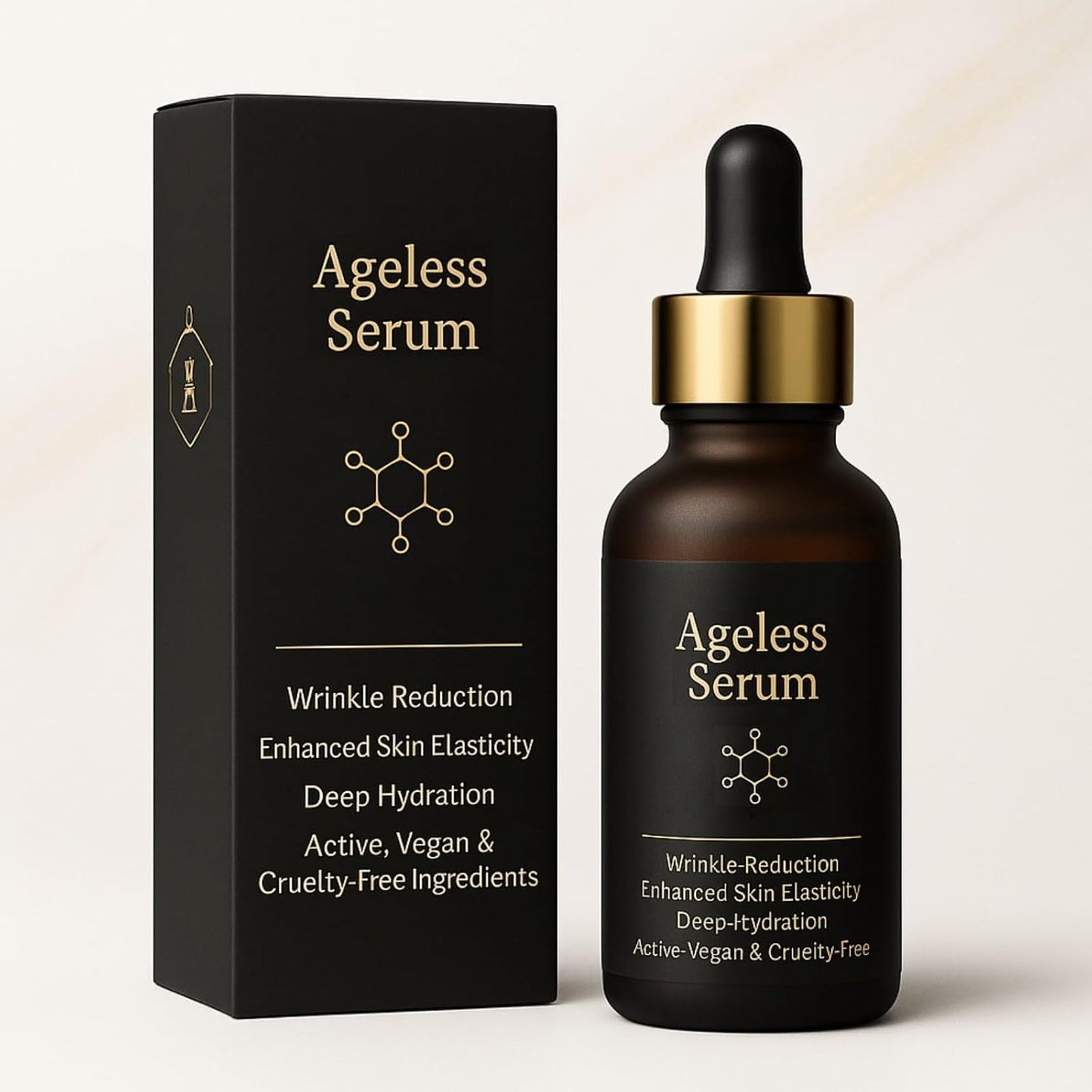 Firming Facial Serum, Anti-wrinkle Firming Serum, Anti-Aging Essence, Deep Wrinkle Repair Instantly Smooth Looking Skin, Intense Hydration Skin, Targets Fine Lines, Dark Spots, 1.01 Fl Oz