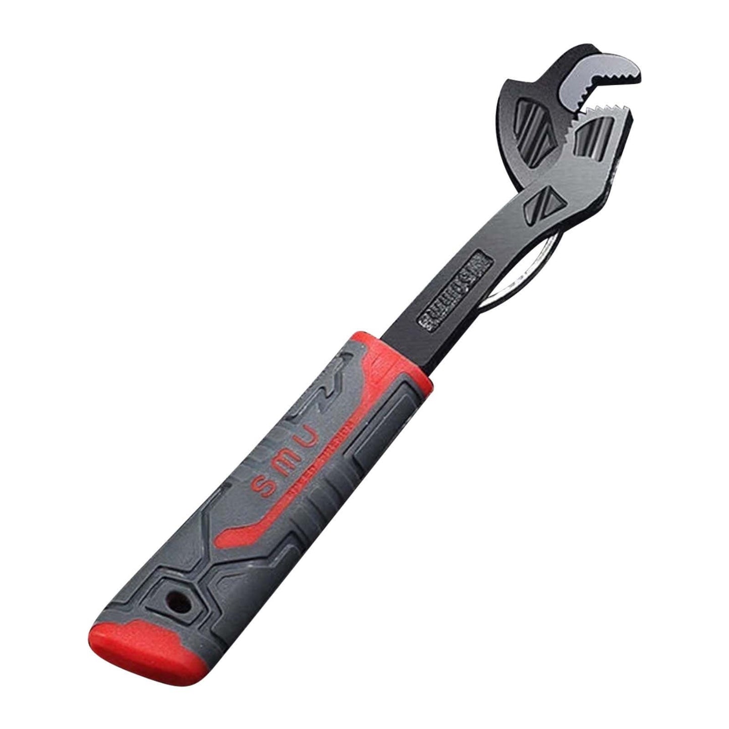 Self Adjusting Wrench 10 Inch, Industrial Grade Pipe Wrench with Automatic Locking, Multi-functional Plumbing Wrench for Pipes, Nuts & Bolts