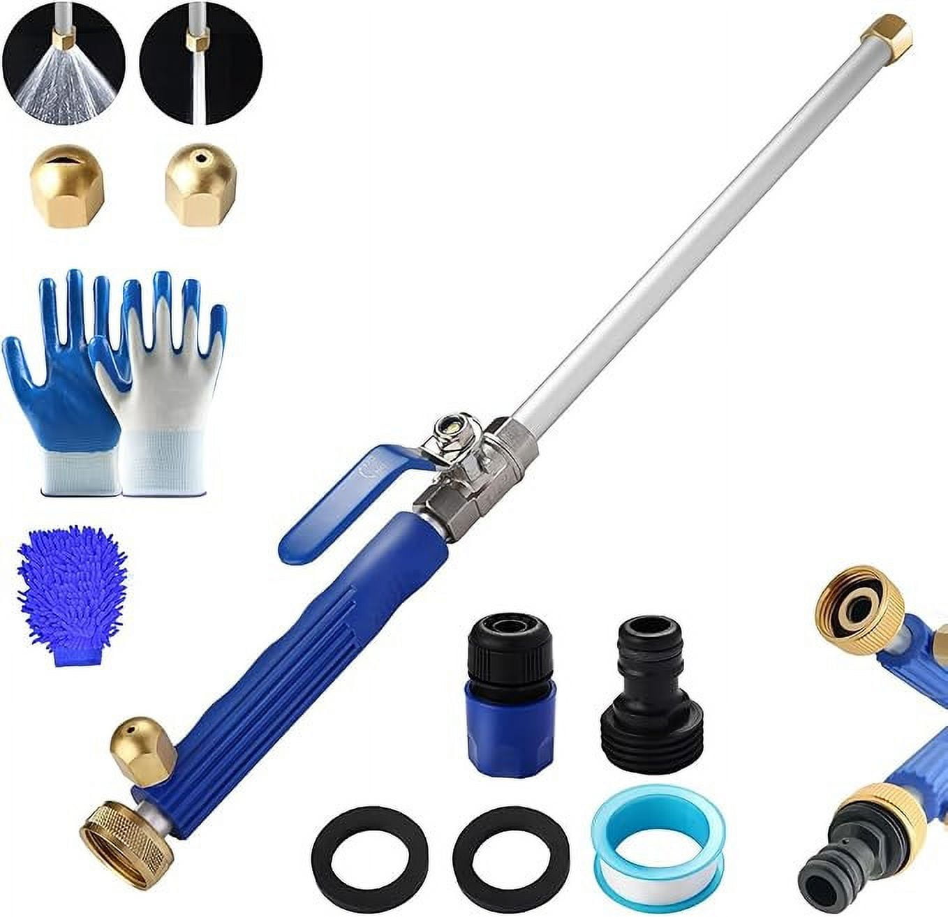 High Pressure Washer,Jet Power Washer,Jet Nozzle For Garden Hose,2-in-1 High Pressure Power Washer,Jet Nozzle 2-in-1 High Pressure Washer,Cordless High Pressure(Blue B 18*2*2in)from ANMUYUM