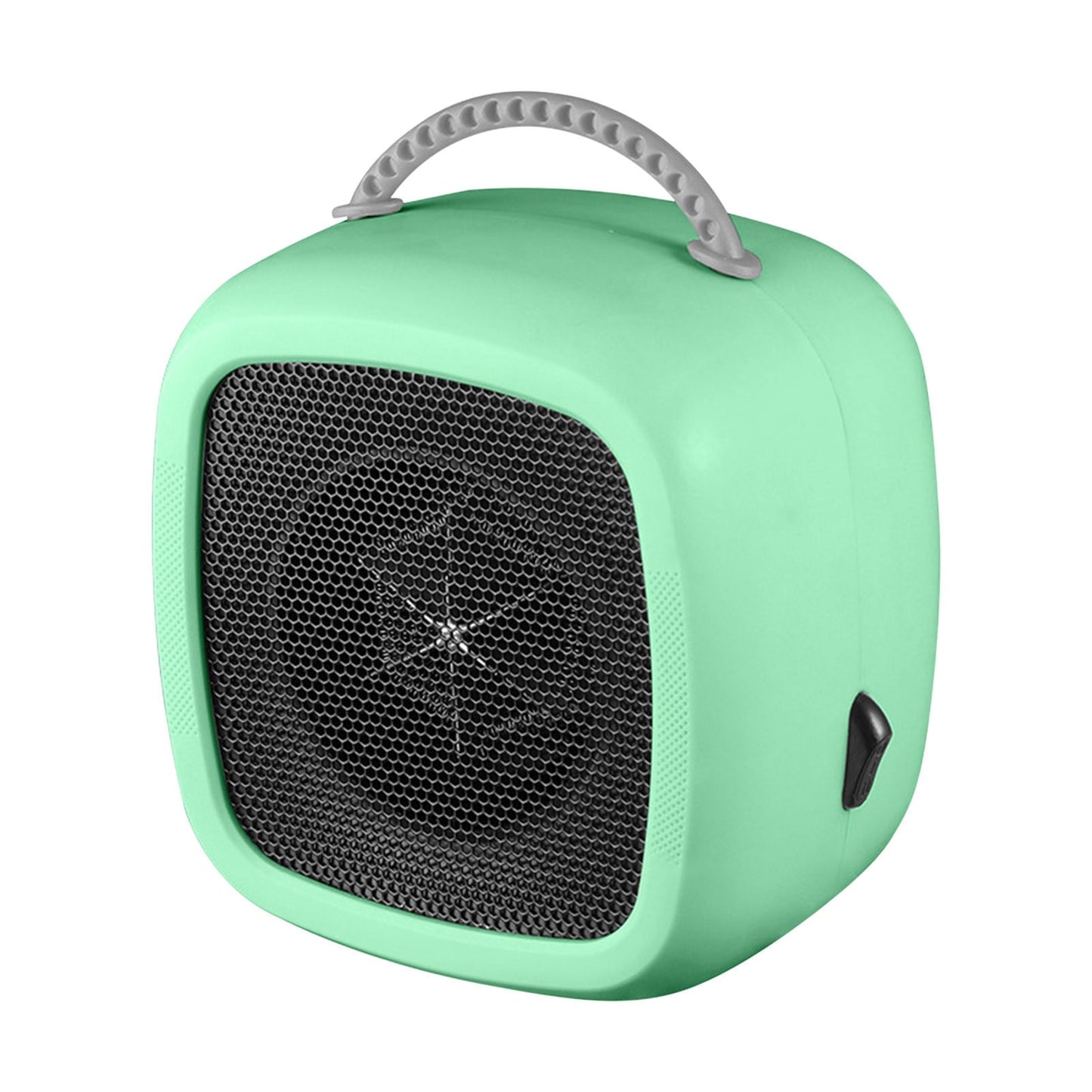 Space Heater,Space Heaters For Indoor Use,Desktop Heaters Small Household Mini Heating Heaters Battery Operated Heater Battery Powered Heater Christmas Gift(MulticolorGreen)