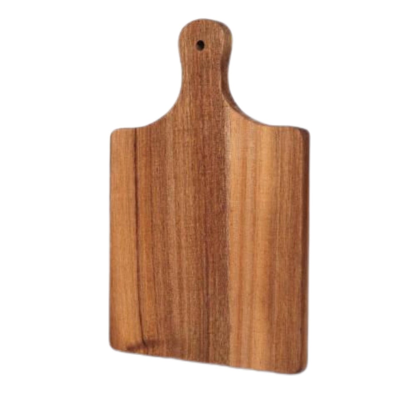 Mini Wood Cutting Board,Wood Cutting Board and Chopping Board with Handle for Meat, Cheese Board, Bread, and Charcuterie - Decorative Wooden Serving Board(Brown 12*8*0.6in)