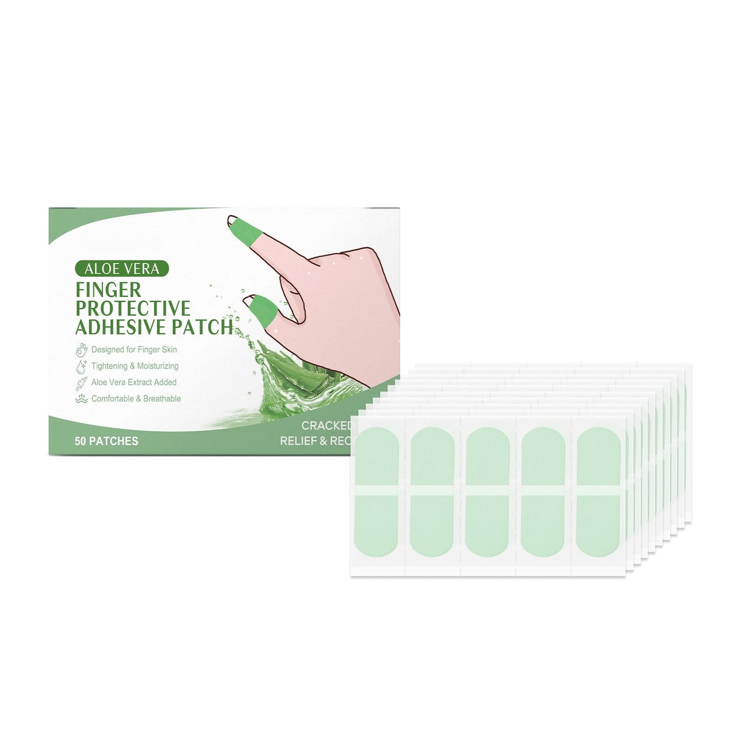 Aloe Vera Cracked Hands Treatment Patches,Dry Hands Treatment,Hand Mask For Dry Cracked Hands,Hand Mask,Working Hands,Dry Cracked Hands Repair Bandage,Hand Crack(50patches/box)from Biweutydys