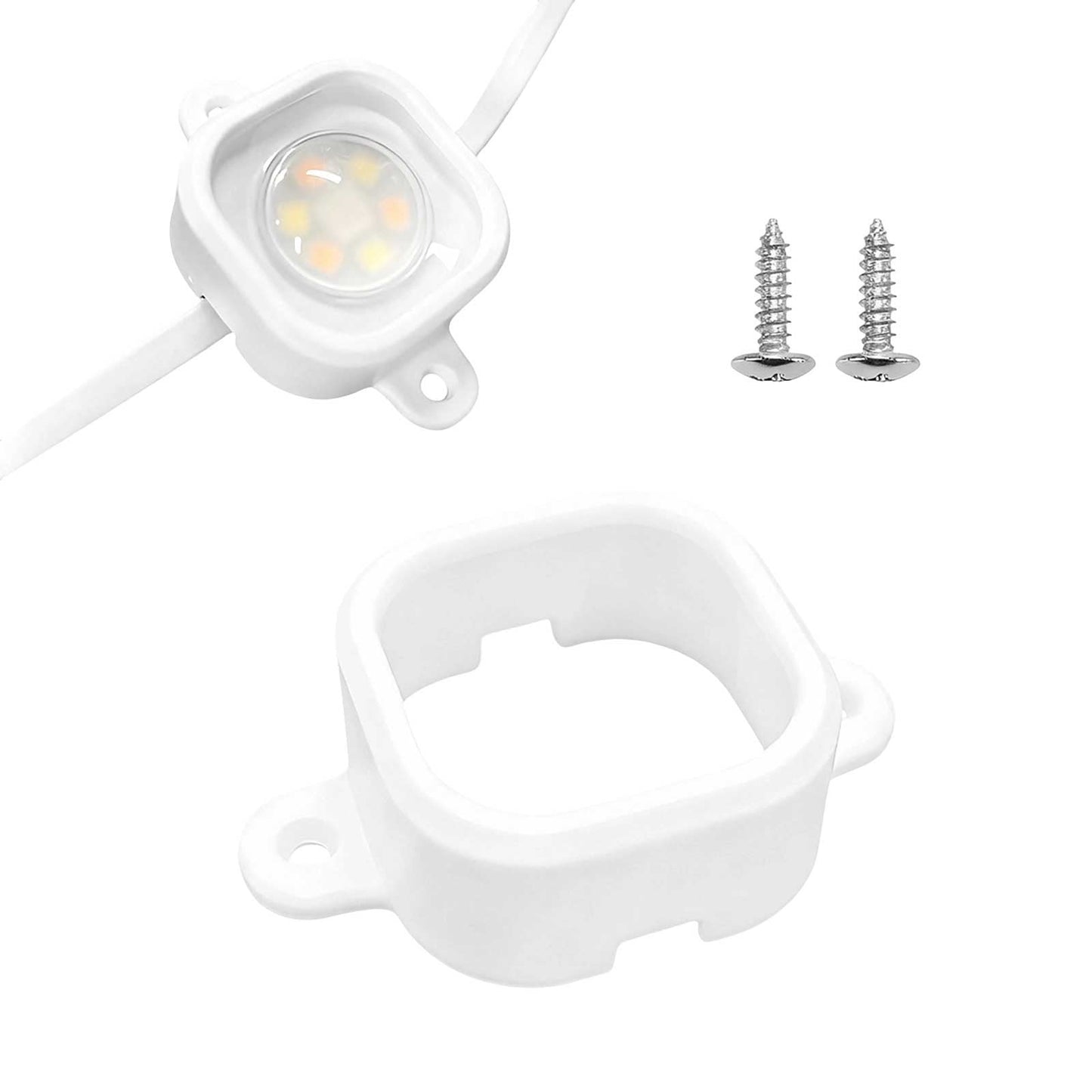 36pcs LED Lamp Fixing Brackets, Protective Lampshade Holders, Durable Lighting Accessories