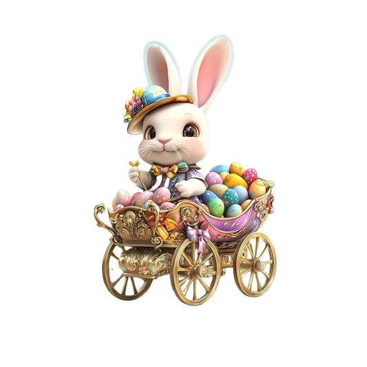 Easter Decorations 1PC Easter Ornament 2D Printed Acrylic Decorative Items Suitable For Office Desktop Bookshelf Dining Table Decoration Easter Themed Decorative Accessories