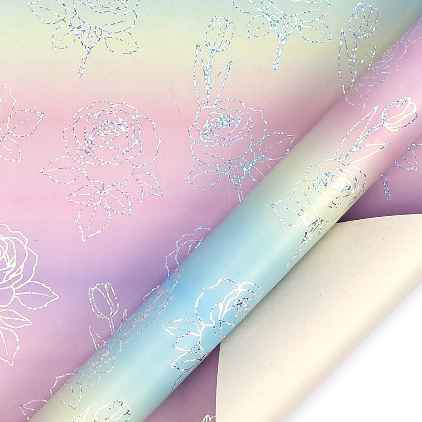Large Wrapping Paper Roll Valentines Wrapping Paper Double-sided Watercolor Wrapping Paper, Thick Festive Party Gift Wrapping Paper for Valentines Day Gifts For Him & Holiday Celebrations