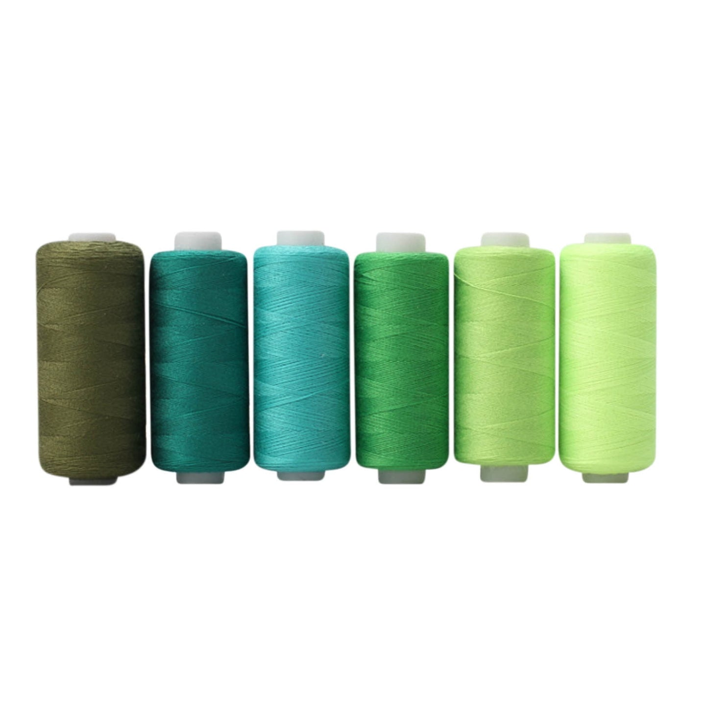 Sewing Thread,Heavy Duty Sewing Thread,Thread for Sewing,Sewing Kit,Sewing Supplies,36 Colors Sewing Industrial Machine and Hand Stitching Cotton Sewing Thread(Green 6pcs/Set 6in)