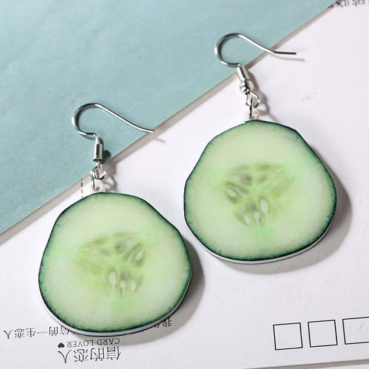 Earrings, Fruit and Vegetable Pendant Earrings for Women, Cute Summer Fashion Jewelry