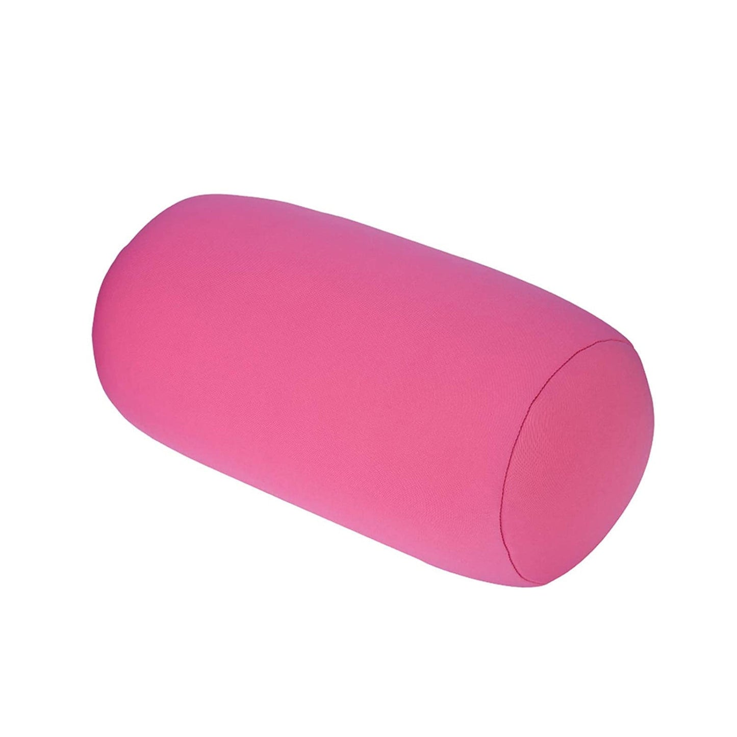 Microbead Neck Pillow,Log Pillow,Microbead Bolster,Microbead Pillow,Comfort Mochi Squish Tube Bolster Cushion, Back Head Neck Support Sleeping Pillows(Pink 12*6in)from ANMUYUM
