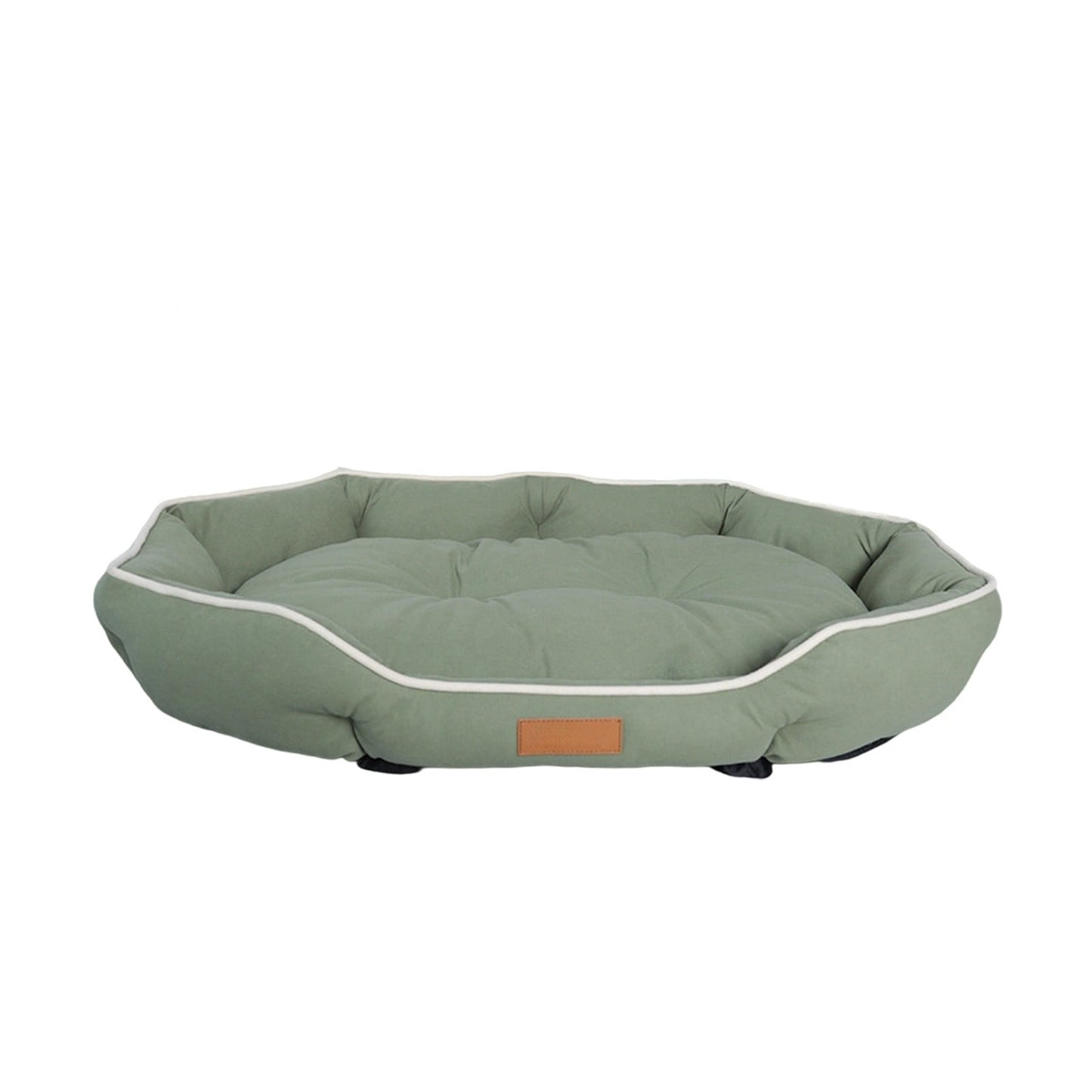 Dog Bed, Fabric Dog Bed Durable and Anti-chewing/Scratching, Envelope-style Pillow Filled with Polypropylene Cotton, Non-slip Base