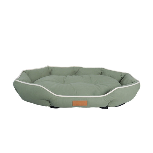 Dog Bed, Fabric Dog Bed Durable and Anti-chewing/Scratching, Envelope-style Pillow Filled with Polypropylene Cotton, Non-slip Base