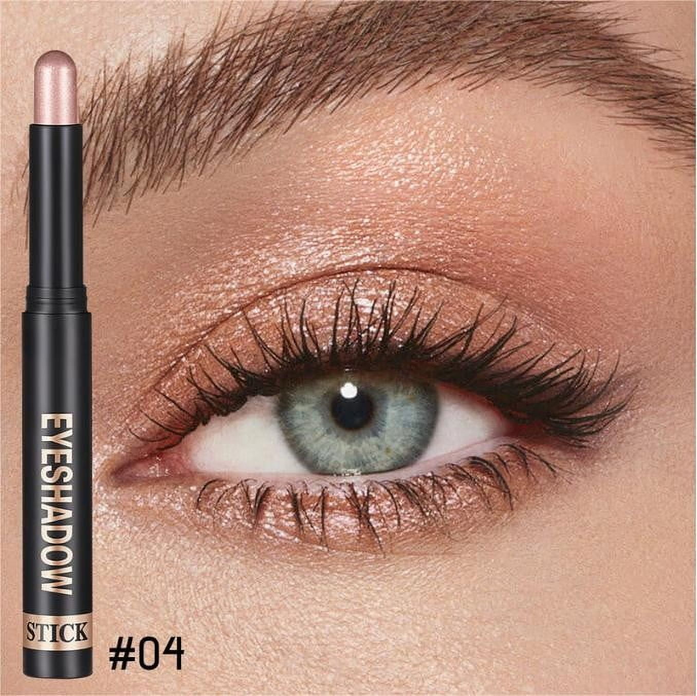 Waterproof Cream Eyeshadow Stick for Older Women- High Pigmented Matte Nude Eye Shadow Sticks,Longlating Blendable Eyes Crayon Eyeshadow,Hypoallergenic Eye Brightener Stick
