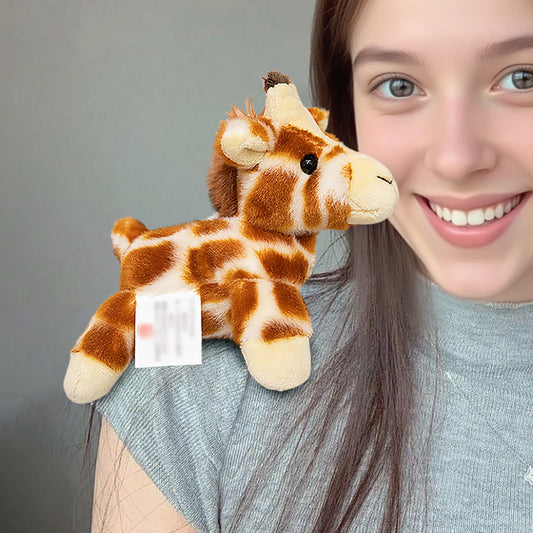 Shoulder Pet,Shoulderkins,Pascal Shoulder Plush,4.7Inch Magnetic Shoulder Plushs Cute Stuffed Animals Doll,Christmas Gifts For Grandkids,Costume Accessories Shoulder Pals Kids Gifts(Giraffe)