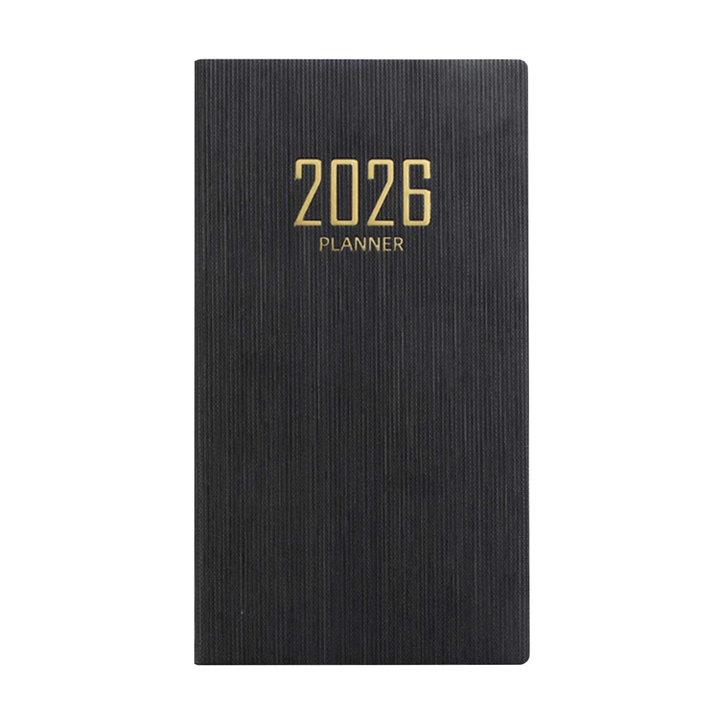 2026 Daily Planner, Mini Pocket Planner Calendar, A6 Size Calendar (3.8" x 6.8"), Small Weekly and Monthly Planner, 12 Months Hourly Appointment Book with Hardcover, Monthly Tabs, Pocket, Pen Holder