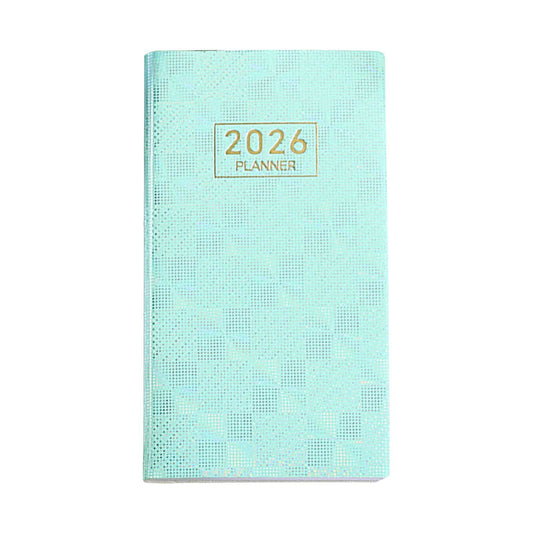 2026 Mini Pocket Planner Calendar, A6 Small Journal Notebook, Weekly and Monthly Small Planner, Jan.2026 - Dec.2026, Mini Daily Planner/Agenda/Calendar Organizer with 12 Monthly Tabs, 3.78"x6.81"