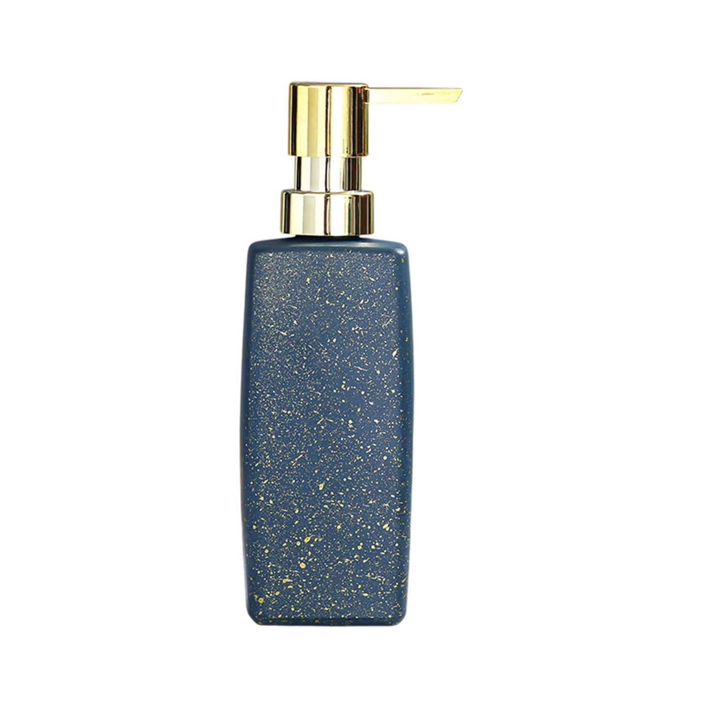 Foam Soap Dispenser,Glass Hands Sanitizer Bottle,Foaming Soap Dispenser,Refillable Foam Liquid Empty Pump Bottle Container(Blue 12oz 7.5in)