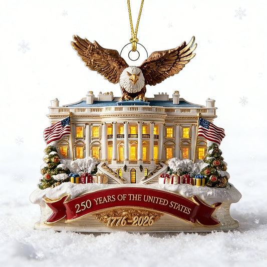 250 Years of America Acrylic Ornament,Patriots Gifts,US 250th Anniversary Ornament,250 Years of The United States Anniversary 2026 Patriotic Decorations for Tree Decor,Collectible Keepsake(F)