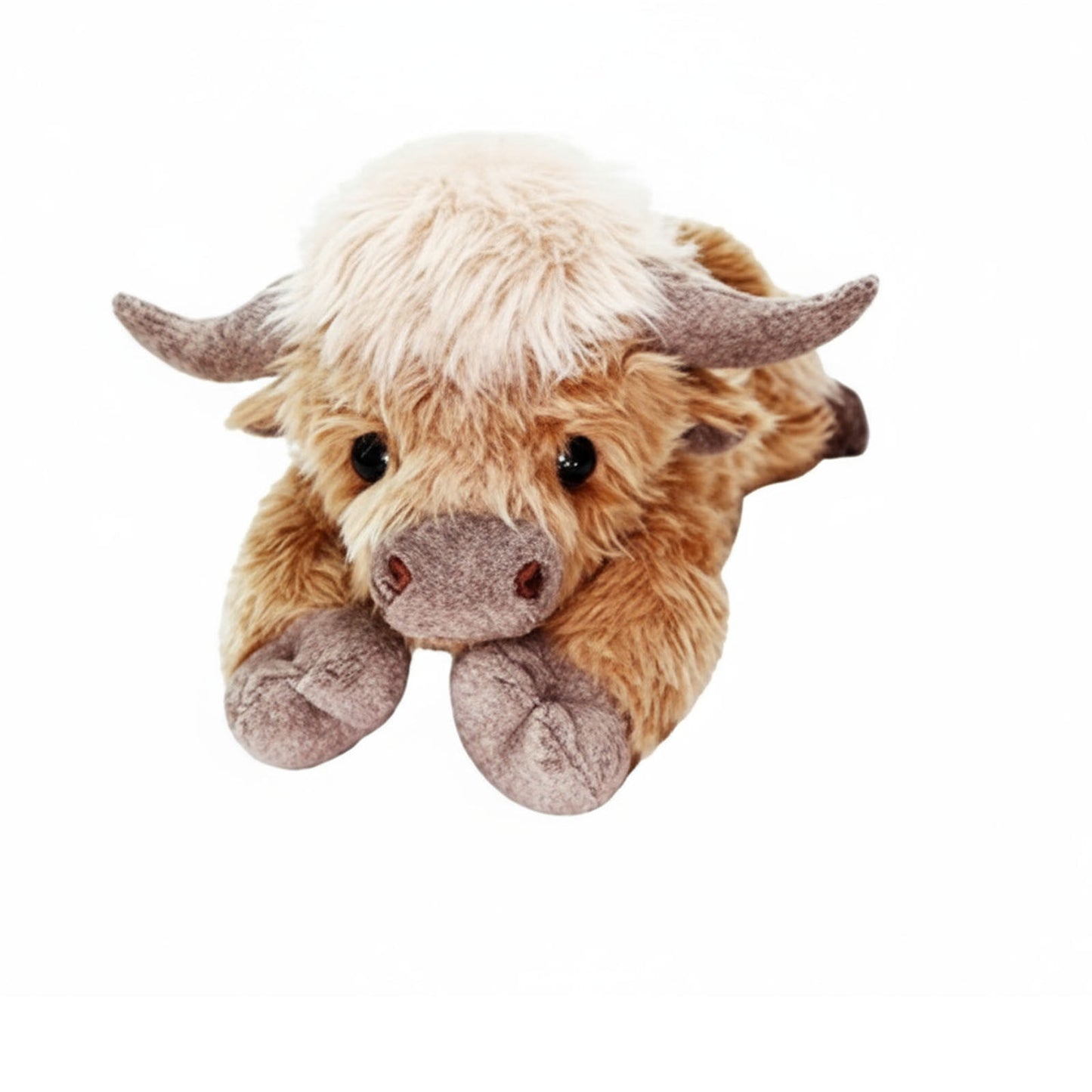Highland Cow,Highland Cow Stuffed Animal,Cute Coolable Heatable Weighted Plush Warm Gift for Friends & Adults