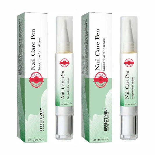 2Pcs Nail Nutritional Oil Pen Liquid, Nail Cuticle Oil Pen, Plant-Based Nail Oil with Vitamin E Nail, Damaged Nails Repair Serum for Repairing Cracked & the Dry Cuticle, 4ml