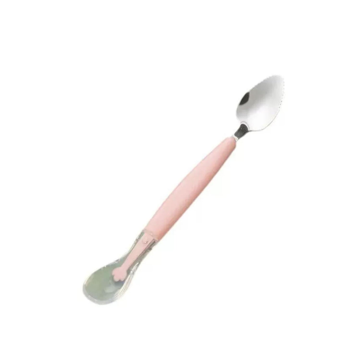 Baby Spoons Baby Food Spoons Infant Feeding Essentials, Double Headed Silicone Feeding Spoon, 4 Months+ Baby Fruit Feeder for Weaning, Infant Self-Feeding Training Utensils