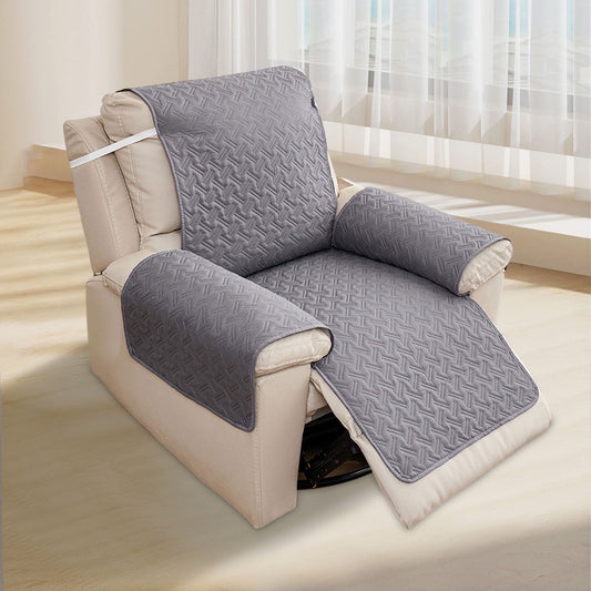 Recliner Cover,Chair Covers,Recliner Chair Covers,Waterproof Recliner Chair Cover,Non Slip Covers for Recliner Chair,Washable Reclining Chair/Furniture(Dark Gray 77*22in)