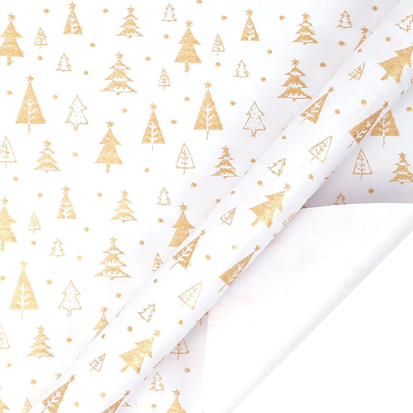 Christmas Wrapping Paper Jumbo Rolls,Gold-Foil Christmas Wrapping Paper 118in Roll 80 Gsm Thick Gift,Holiday Wrapping Paper For Xmas Presents & Decorations,Christmas Holiday Presents(B)