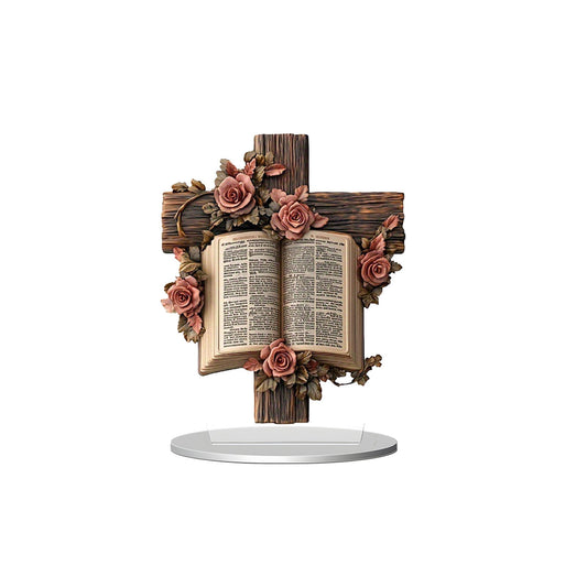 Easter Decor 1PC Easter Ornament 2D Printed Acrylic Decorative Items Suitable For Office Desktop Bookshelf Dining Table Decoration Easter Themed Decorative Accessories