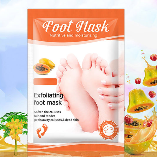 Foot Peeling Mask,Peeling Foot Mask,Exfoliating Foot Mask Socks Baby Feet Mask 1 Pair,Foot Mask,Callus Socks,Dead and Removes,Moisturising Foot Mask(Papaya 38ml/1.29fl.oz)from Biweutydys