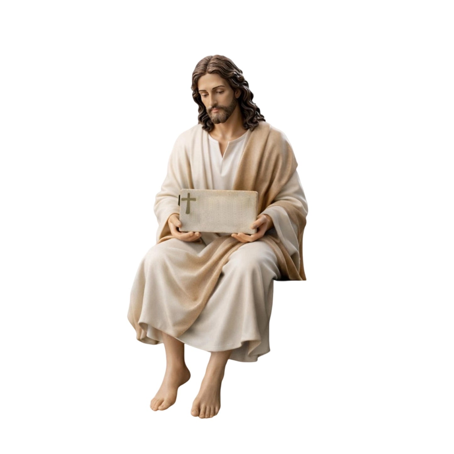 Jesus Resin Tabletop Ornament,2.36, Suitable for Desktop, Easter Decorations, New Years Decorations 2026, Valentines Day Decorations, Happy New Year Decorations