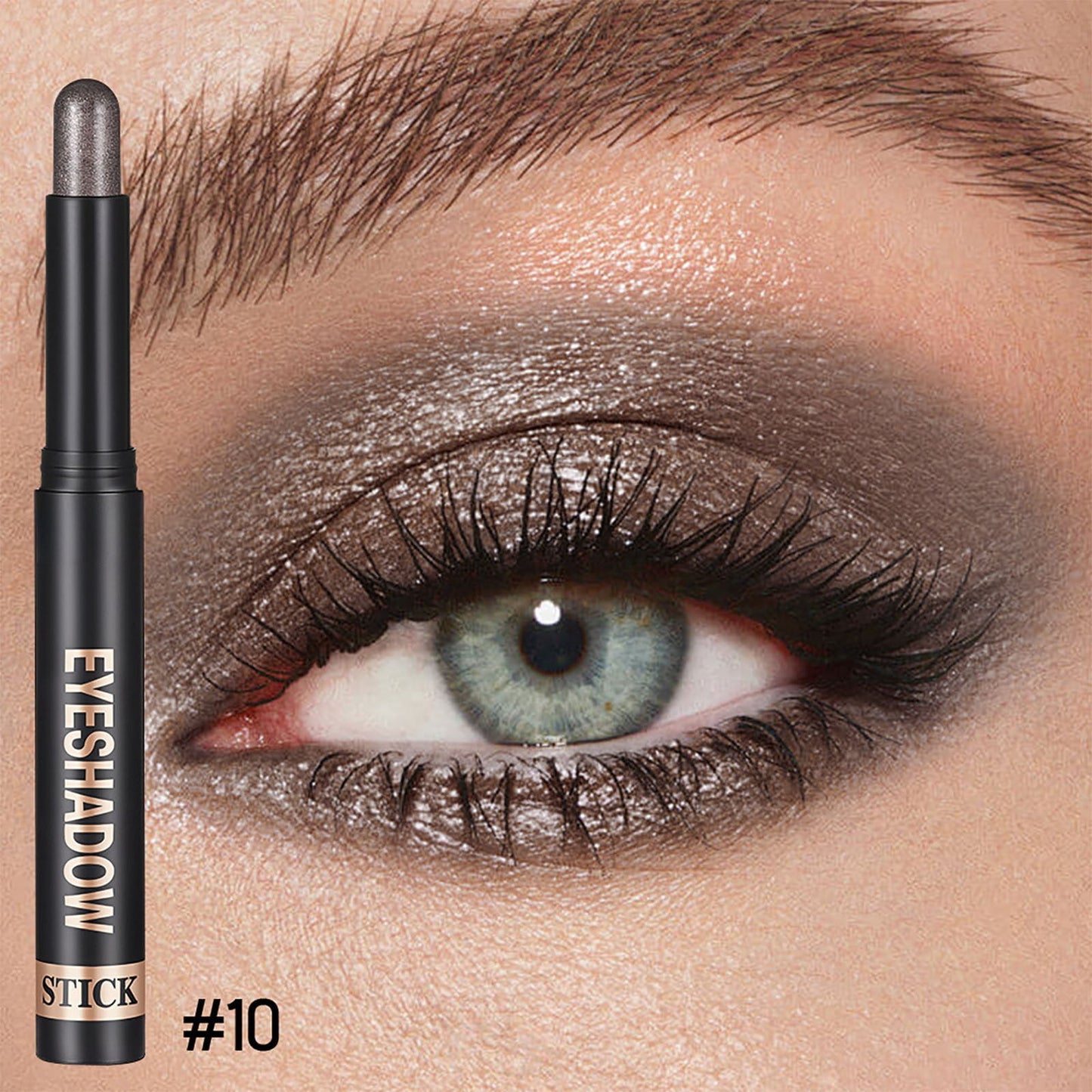 Waterproof Cream Eyeshadow Stick for Older Women- High Pigmented Matte Nude Eye Shadow Sticks,Longlating Blendable Eyes Crayon Eyeshadow,Hypoallergenic Eye Brightener Stick