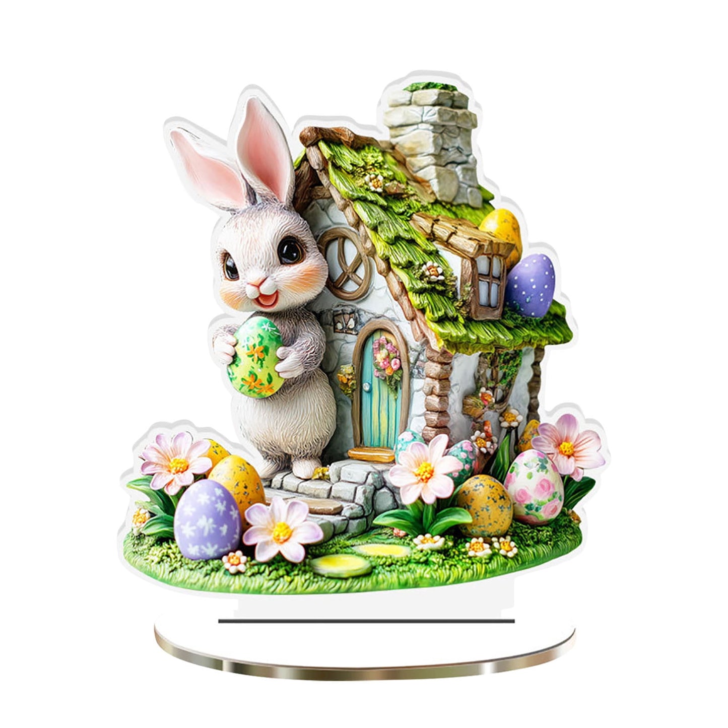 Easter Decorations Easter Visual 2D Table Decoration For Home Living Room And Bedroom Festival Tabletop Ornaments