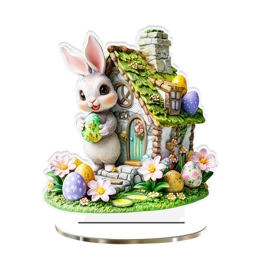 Easter Decorations Easter Visual 2D Table Decoration For Home Living Room And Bedroom Festival Tabletop Ornaments