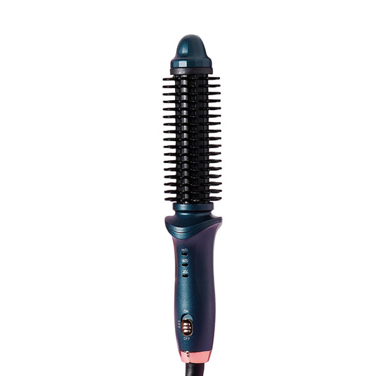 Curling Brush,Curling Iron Heated Round Brush,Fully Automatic Curling Iron,Mini Curling Brush For Short Hair Electric Wand Curling Iron Ceramic Hair Tools(Green 11.4*2in)from Biweutydys