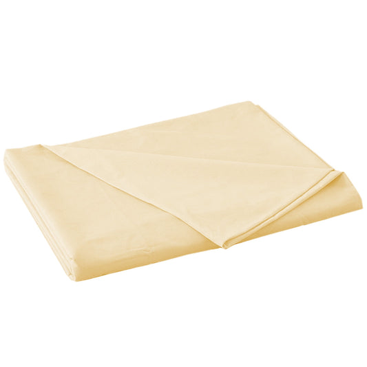 Fitted Sheet Elegant Comfort,King Sheets,Hotel Quality King Flat Sheet,Brushed Microfiber Top Sheet,Ultra Soft & Breathable,Wrinkle-Free,Easy Care,Single Flat Sheet,Bed Sheet(Yellow 90*50in)