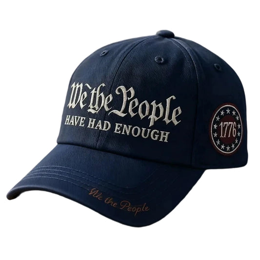 250 Anniversary Usa Hat,250 Year American Anniversary Hat,Vintage 250th Anniversary USA Hat We The People Have Had Enough Baseball Cap,Declaration Of Independence Hat(Dark Blue)